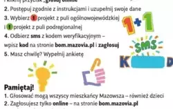 Budżet Obywatelski Mazowsza - jak głosować.