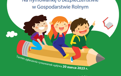 Zdjęcie do Konkurs na rymowankę już ogłoszony!